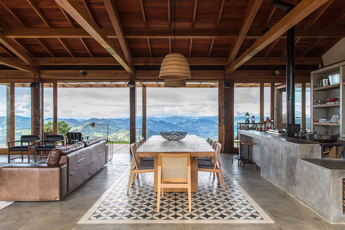 Casas Casa da Montanha Charme e Abundância em Projeto Único